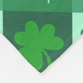 Couverture Polaire Green clover pattern for St Patricks day (Coin)