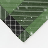 Couverture Polaire Green family christmas wallpaper (Coin)