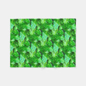 Couverture Polaire Green feuille Palm Leaf feuillage tropical jungle (Devant (Horizontal))