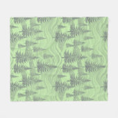 Couverture Polaire Green Forest Christmas (Devant (Horizontal))