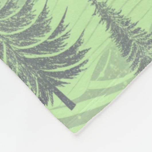 Couverture Polaire Green Forest Christmas (Coin)
