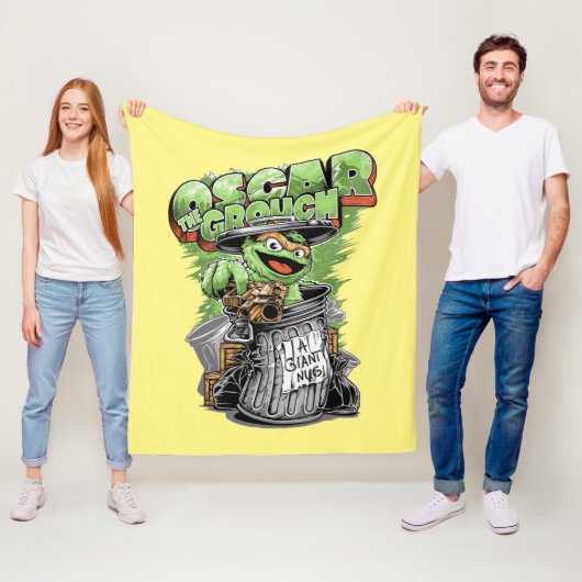 Couverture Polaire Green Garbage Monster (En situation)