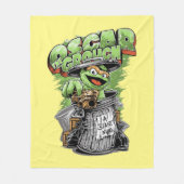 Couverture Polaire Green Garbage Monster (Devant)