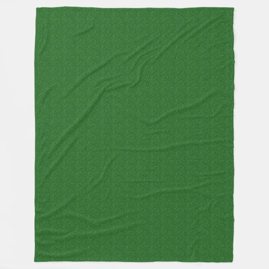 Couverture Polaire Green Paisley (Devant)