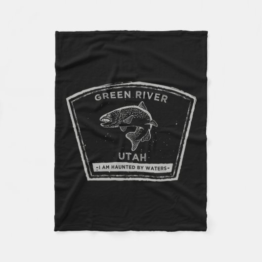 Couverture Polaire Green River Utah Fly Fishing (Devant)