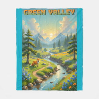 Couverture Polaire Green Valley Fleece Blanket