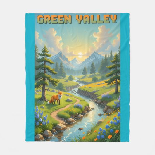 Couverture Polaire Green Valley Fleece Blanket (Devant)