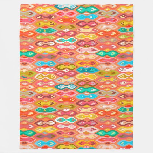 Couverture Polaire Greeshma ikat (Devant)