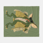 Couverture Polaire Gremlins | Cachet à tranchée Flash (Devant (Horizontal))