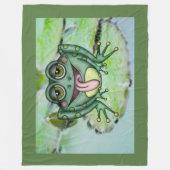 Couverture Polaire Grenouille (Devant)