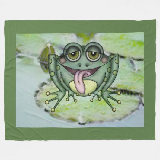 Couverture Polaire Grenouille (Devant (Horizontal))