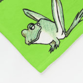 Couverture Polaire grenouille (Coin)