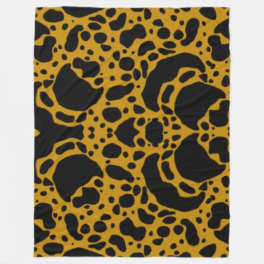 Couverture Polaire Grenouille à poison jaune (Devant)