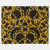 Couverture Polaire Grenouille à poison jaune (Devant (Horizontal))