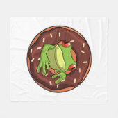 Couverture Polaire Grenouille avec beigne (Devant (Horizontal))
