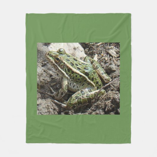 Couverture Polaire Grenouille léopard R3 (Devant)