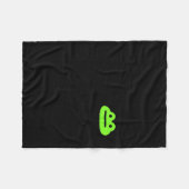 Couverture Polaire Grenouille malhonnête se comporte pas grenouille d (Devant (Horizontal))