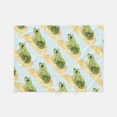 Couverture Polaire Grenouille verte (Devant (Horizontal))