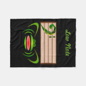 Couverture Polaire Grenouille verte Note basse (Devant (Horizontal))