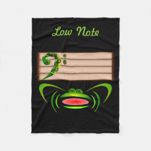 Couverture Polaire Grenouille verte Note basse