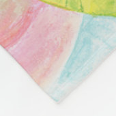 Couverture Polaire Grenouille verte Se détendre dans l'étang (Coin)