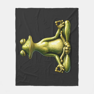 Couverture Polaire Grenouille Zen