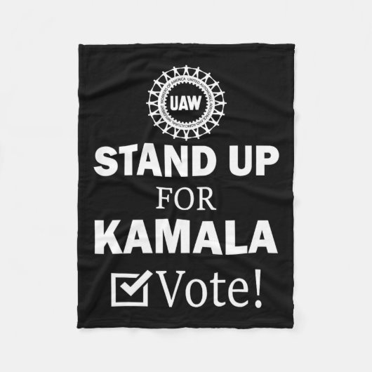 Couverture Polaire Grève Pour Le Vote De Kamala (Devant)