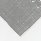 Couverture Polaire Grey and Yellow Polka Dots, Sunny Yellow Ribbon (Coin)