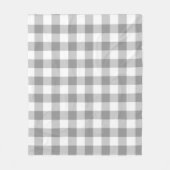Couverture Polaire Grey Checkered Square Seamless Pattern (Devant)