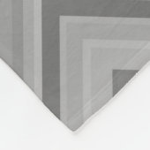 Couverture Polaire Grey stripes zigzag (Coin)