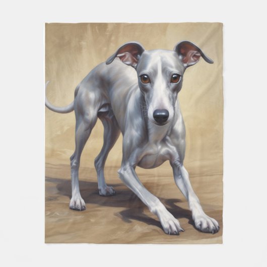 Couverture Polaire Greyhound italien (Devant)