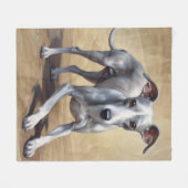Couverture Polaire Greyhound italien (Devant (Horizontal))