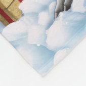 Couverture Polaire Greyhound Winter Wonderland Christmas Joie (Coin)