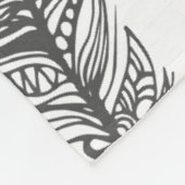 Couverture Polaire Griffonnage doux de plumes (Coin)