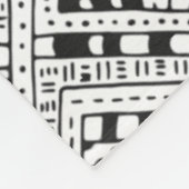 Couverture Polaire Griffonnage indien de motif (Coin)