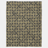 Couverture Polaire Griffure dorée Glamour Moderne Élégance Unique (Devant)