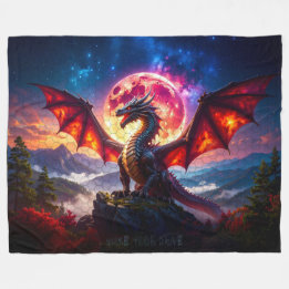 Couverture Polaire Grille de Dragon 001