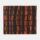 Couverture Polaire Grille de lave cassée (Devant (Horizontal))