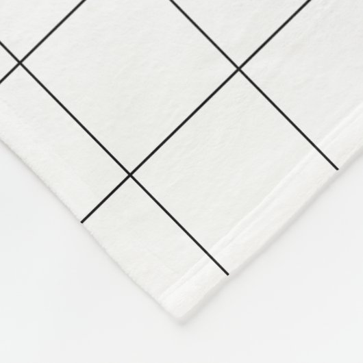 Couverture Polaire Grille de vérification du volet Windows (noir/blan (Coin)