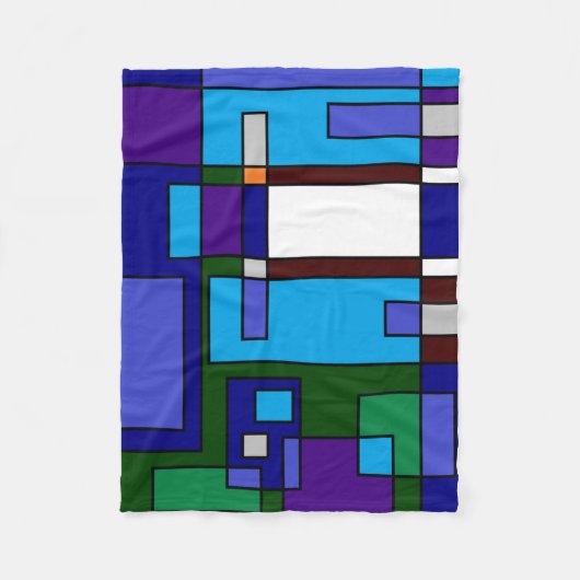 Couverture Polaire Grille décontractée (Devant)