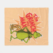 Couverture Polaire Grille | Grinch & Max Starburst (Devant (Horizontal))