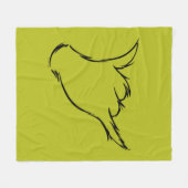 Couverture Polaire Grille | Le T-shirt de la machine moyenne (Devant (Horizontal))