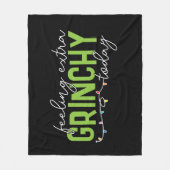 Couverture Polaire Grille | Sentiment De Grinchy Supplémentaire Aujou (Devant)
