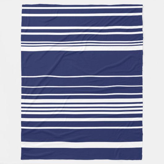 Couverture Polaire Grilles complexes - Bleu (Devant)