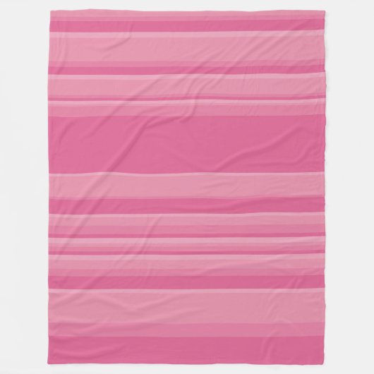 Couverture Polaire Grilles complexes en rose (Devant)