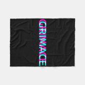 Couverture Polaire Grimace Edgy - Grunge esthétique Emo Pastel Goth H (Devant (Horizontal))