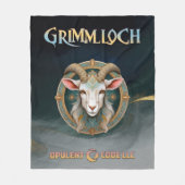 Couverture Polaire Grimmloch Emblème de la Chèvre Jeu de rôle fantast (Devant)