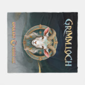 Couverture Polaire Grimmloch Emblème de la Chèvre Jeu de rôle fantast (Devant (Horizontal))