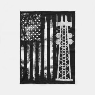Couverture Polaire Grimpeur de tour patriotique Transmissionservie Gr