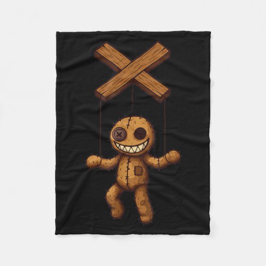 Couverture Polaire Grimstring – Soky Playful Puppet Marionette Cartoo (Devant)